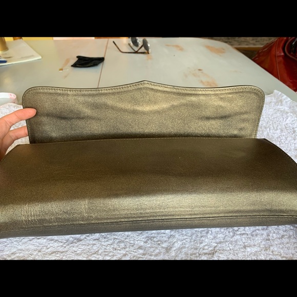 Statement boho leather and snakeskin clutch - Picture 10 of 15